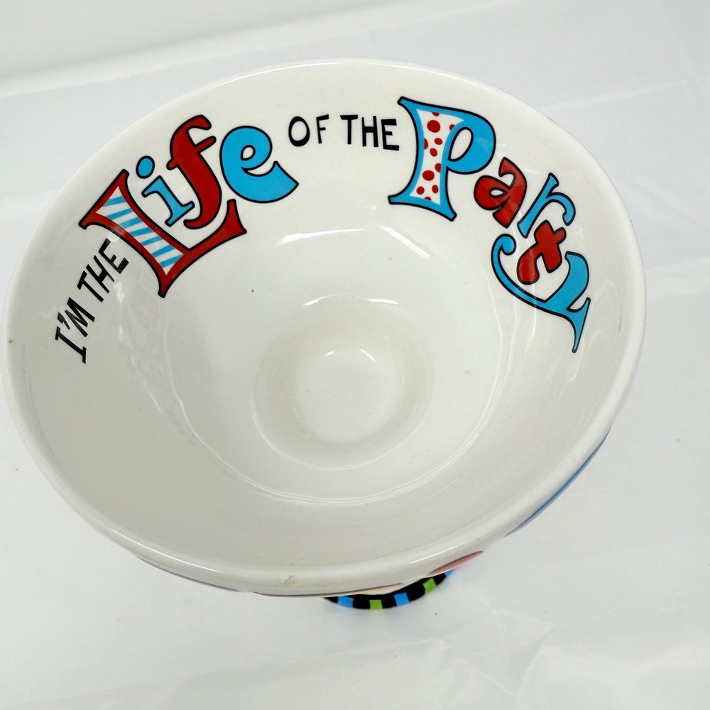 Tipsy Rita Grasslands Road Ceramic Cocktail Glass Life of the Party Quote